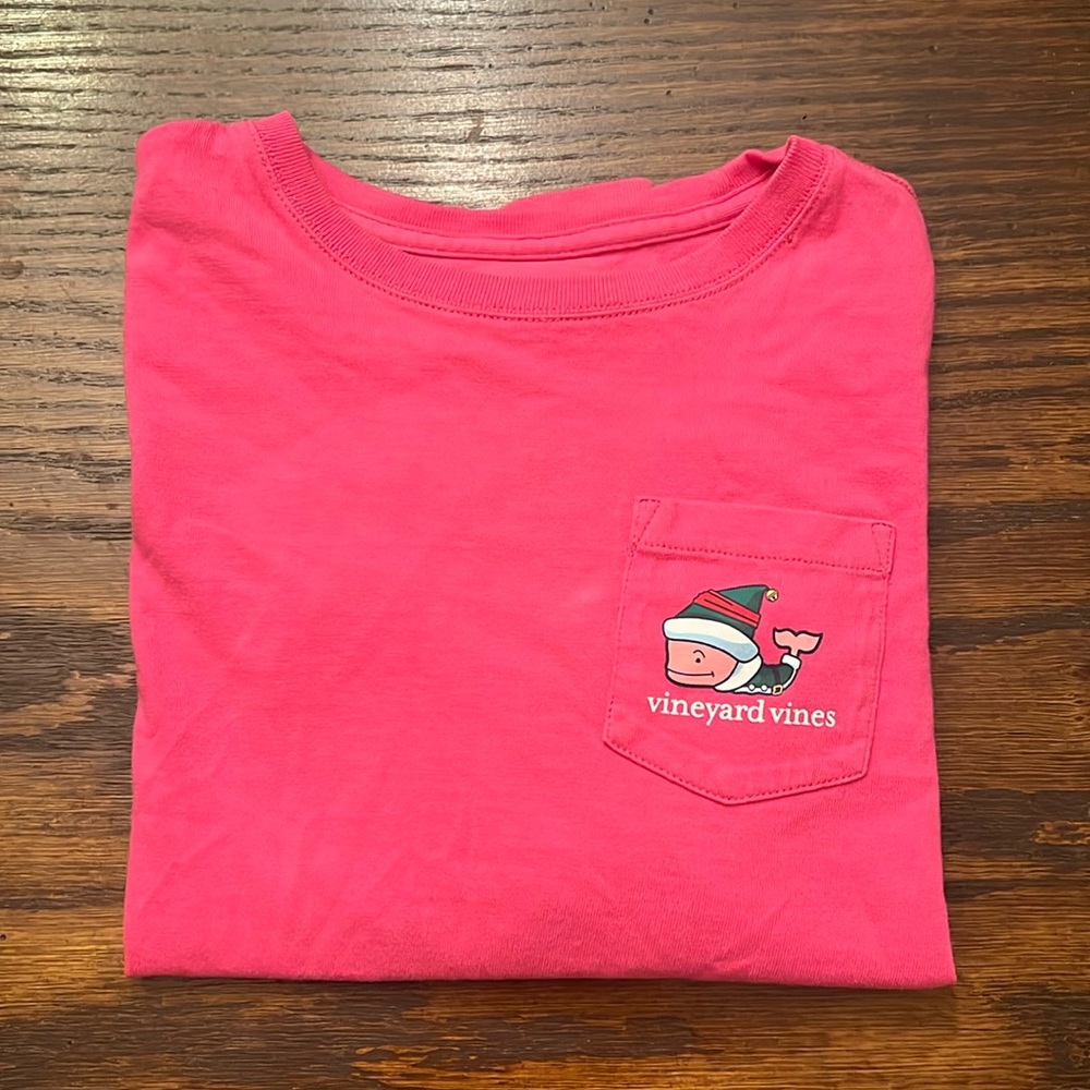 Vineyard Vines kids long sleeve Holiday shirt